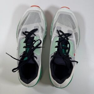 On Running Athletic Shoes - White, Green, Black